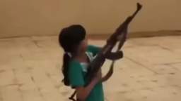 kid shoots ak-47