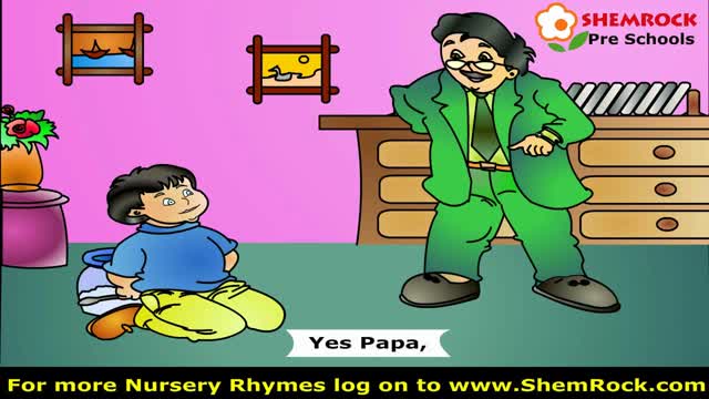 Nursery Rhymes Johnny Johnny Yes Papa Songs with lyrics