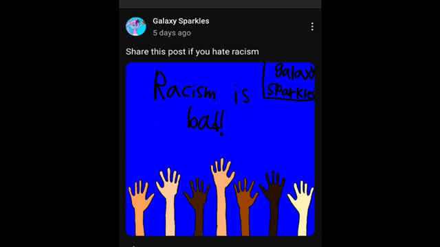 Racism is bad 🤓