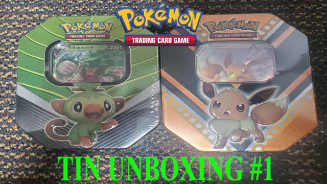 Pokemon TGC Tin Unboxing #1