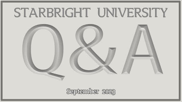 SBS Starbright University Map Q&A!