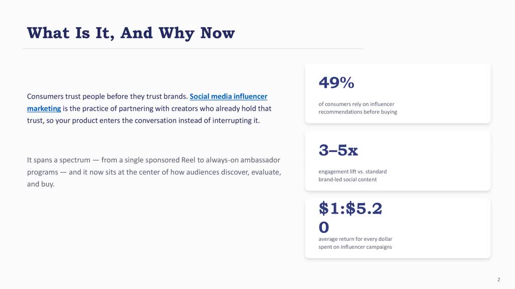Social Media Influencer Marketing