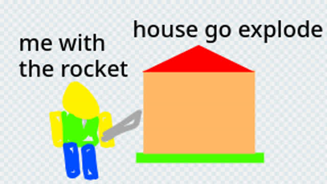 house explosion roblox!