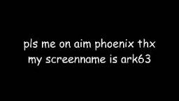 pls add me on aim phoenix