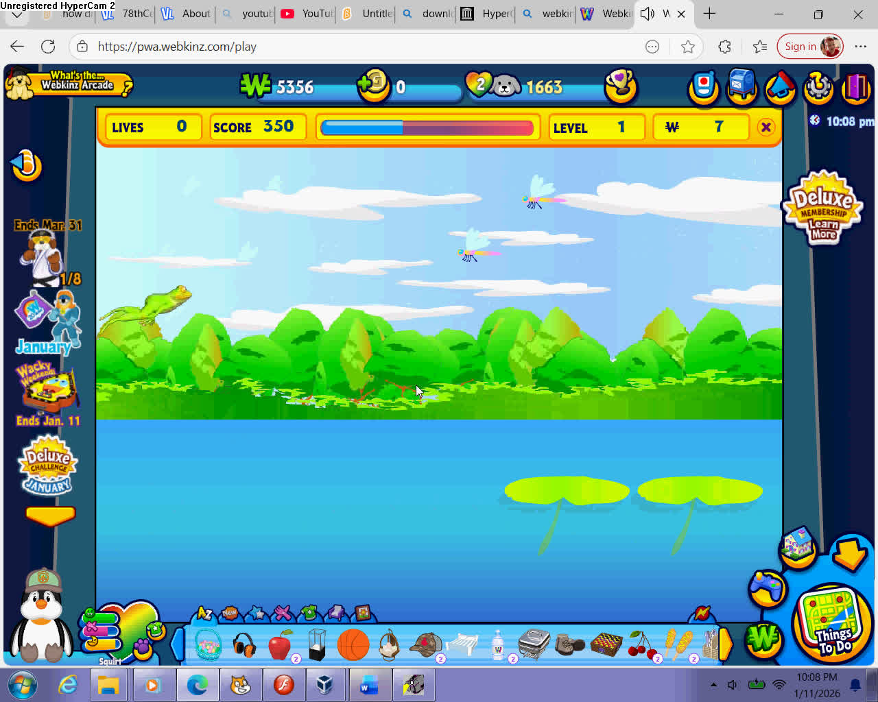 webkinz arcade gameplay
