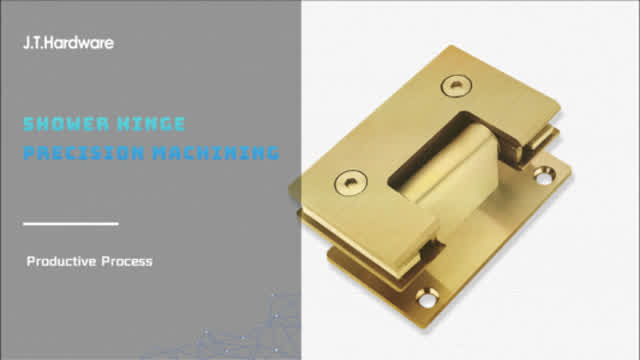 Perfecting Shower Hinge Machining: Precision at its finest! #hinge #glassaccessories #bathroom