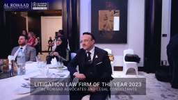 Litigation Law Firm of the Year 2023 | LeFonti AWARDS® | Al Rowaad Advocates