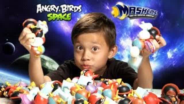 The Ultimate ANGRY BIRDS SPACE MASH'EMS Adventure!!! - EPIC Special Effects! Super Cool Toy!