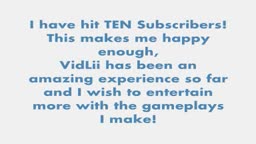 Thanks For Ten Subscribers!