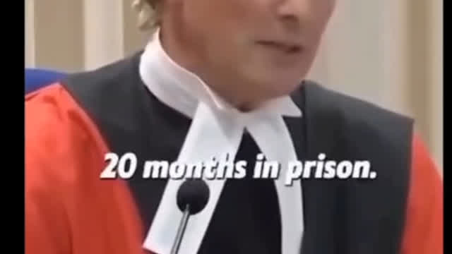 That judge should be in prison for life. You guys are being invaded and can't even talk about defend