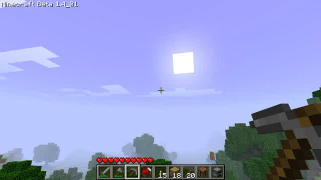 Minecraft Beta 1.4_01 Gameplay