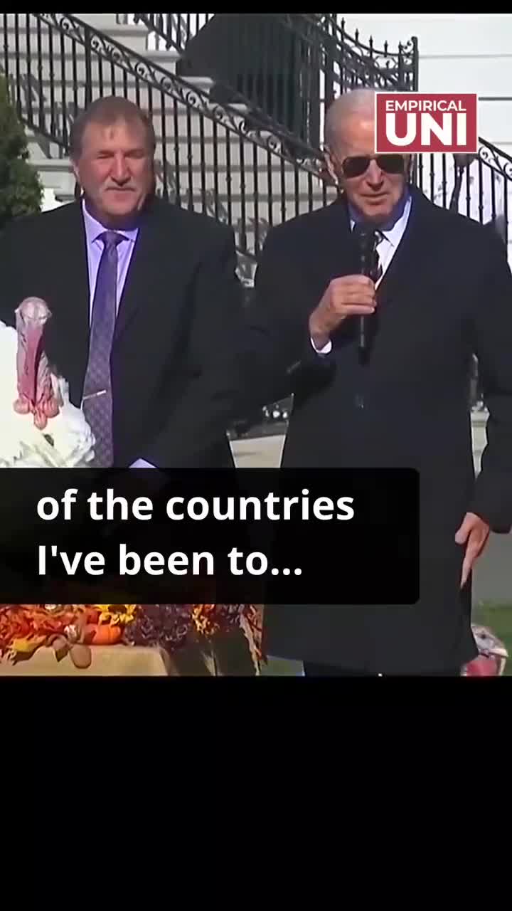 Joe Biden 9 and a half million turkeys