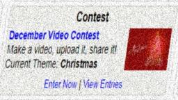 DECEMBER VIDEO CONTEST ENTRY(SUVBJECT: CHRISTMAS)