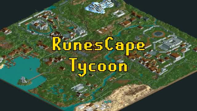 RuneScape Recreated in RollerCoaster Tycoon