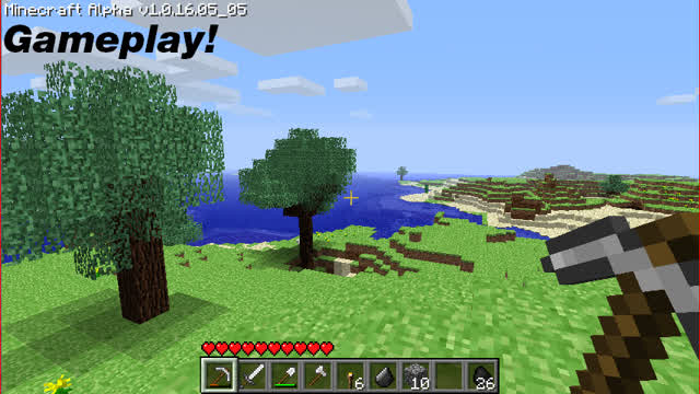 Minecraft Alpha 1.0.16.05_05 Gameplay