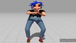 2-D Dancing To My Talking Tom Music