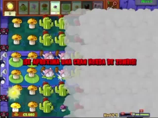 Plantas contra zombies - nivel 4-9 av 2