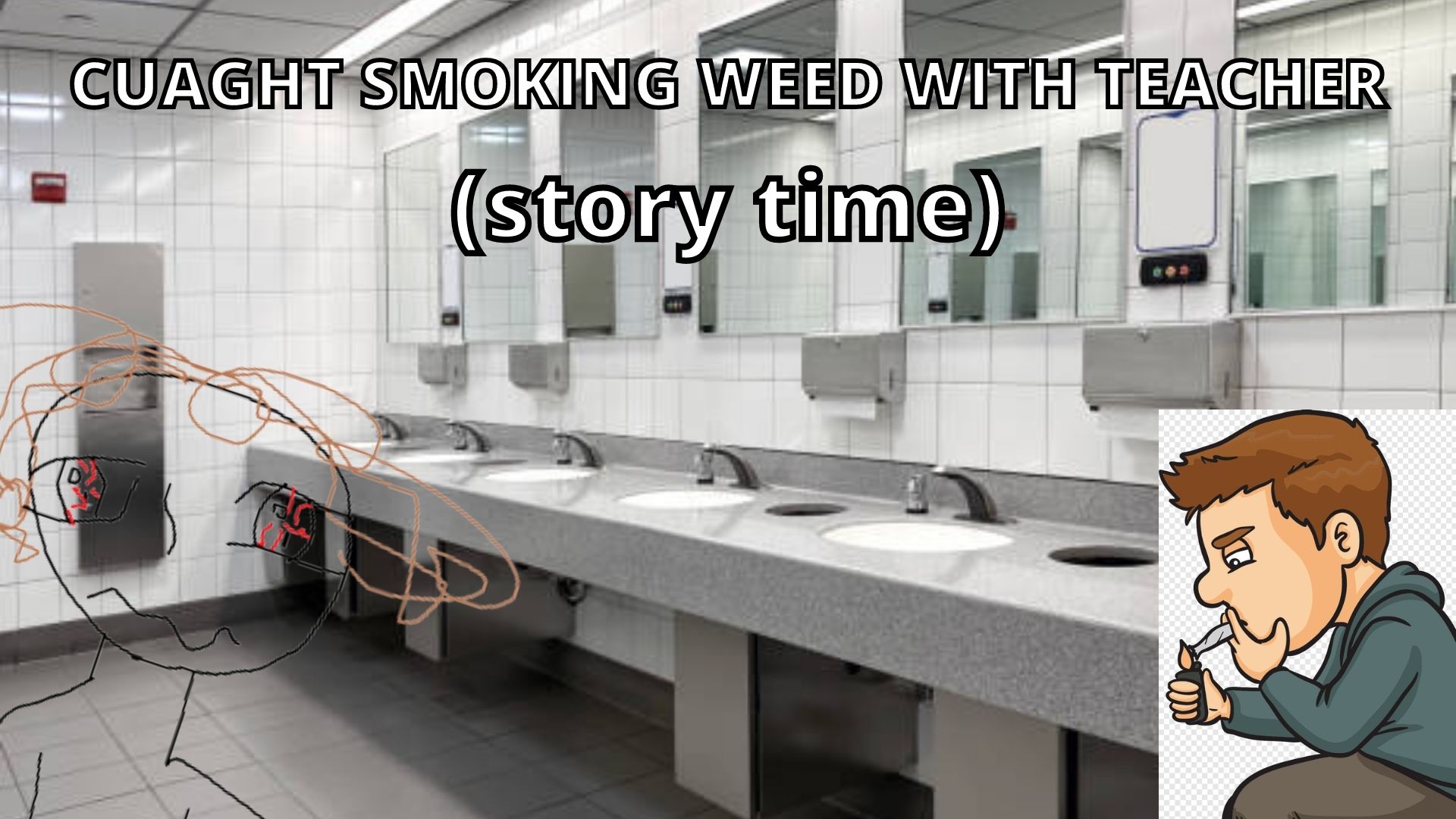 CUAGHT SMOKING WEED WITH TEACHER! (STORY TIME)