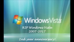 2nd Year Anniversary of Windows Vistas Support Ended