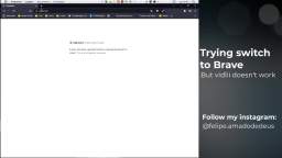 Trying switch to Brave....