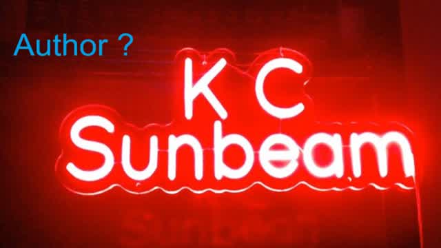 K C Sunbeam Wrote a Book???