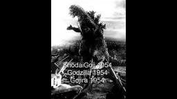 Evolution of Godzilla 1954-2019
