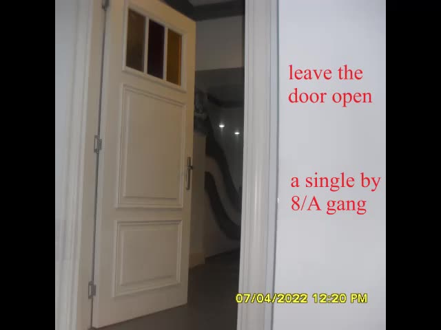 leave the door open - 8/A gang