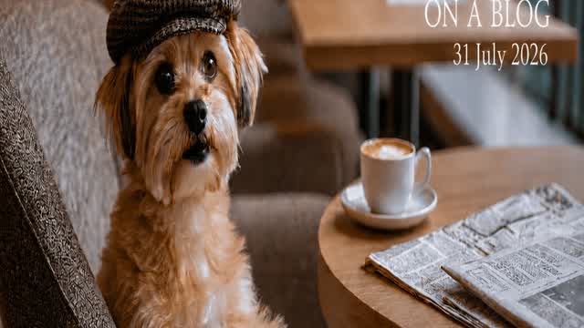 Vlog On A Blog 31 July 2026