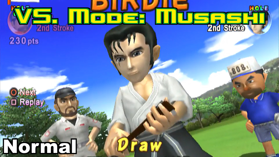 Everybodys Golf (PS2) - VS. Mode Playthrough: Musashi / Sam (Normal)