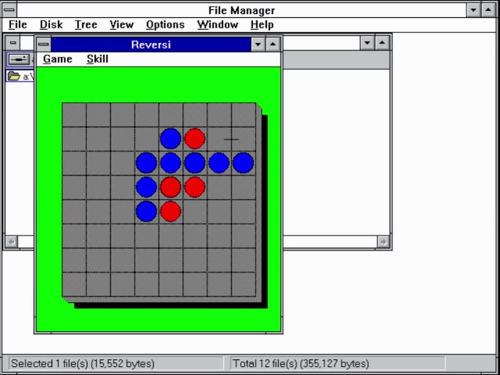 Windows 3.1 but i run reversi on it