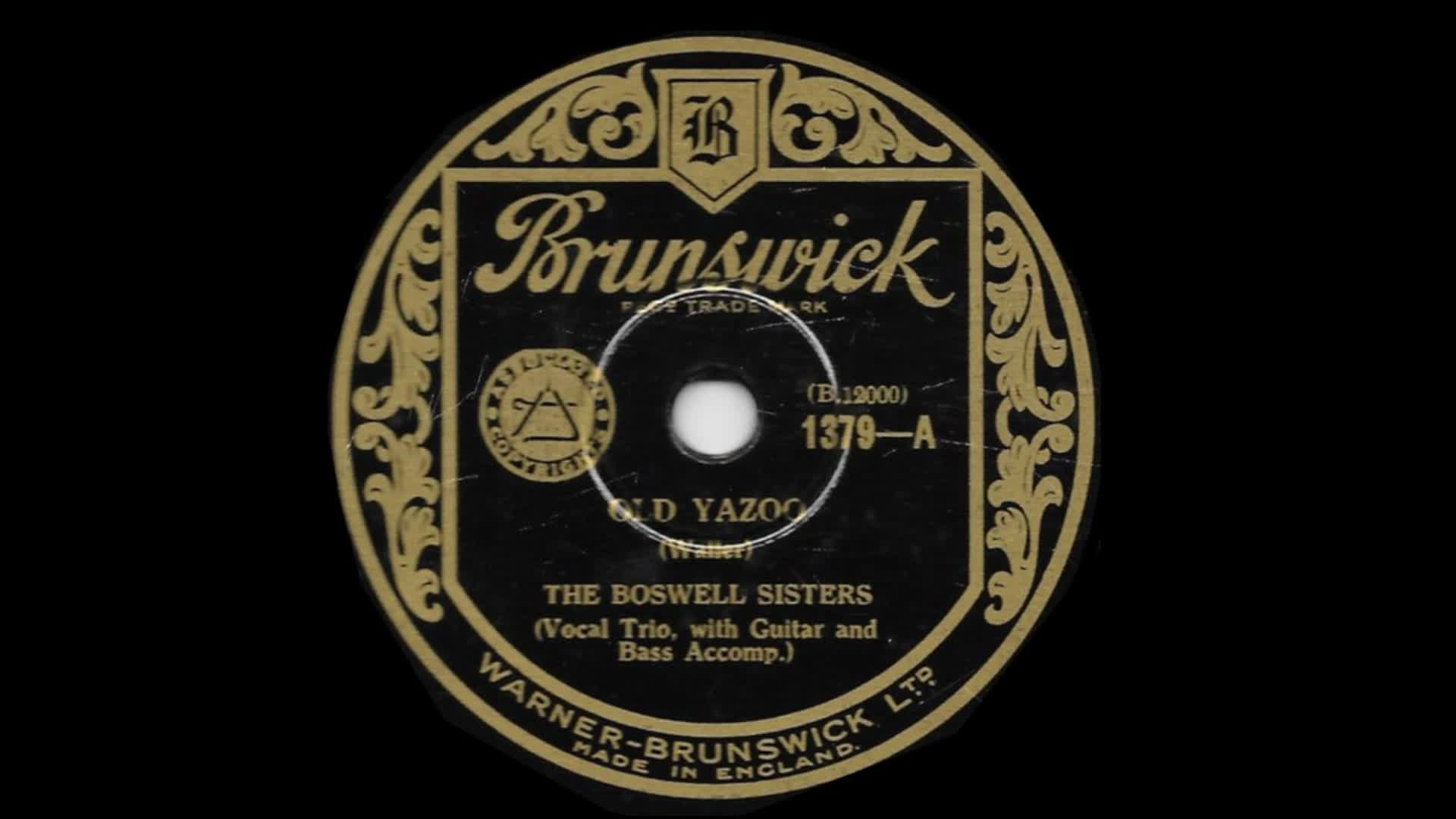 Old Yazoo. The Boswell Sisters (1932)