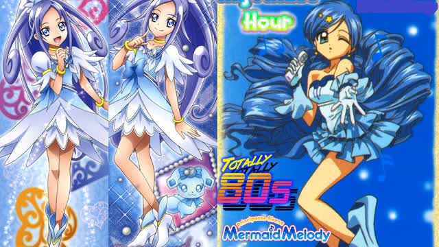 Cure Diamond (Doki Doki Pretty Cure) and Hanon Hosho/Aqua Blue (Mermaid Melody)Transformation AMV