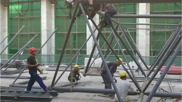 Steel structure building construction
