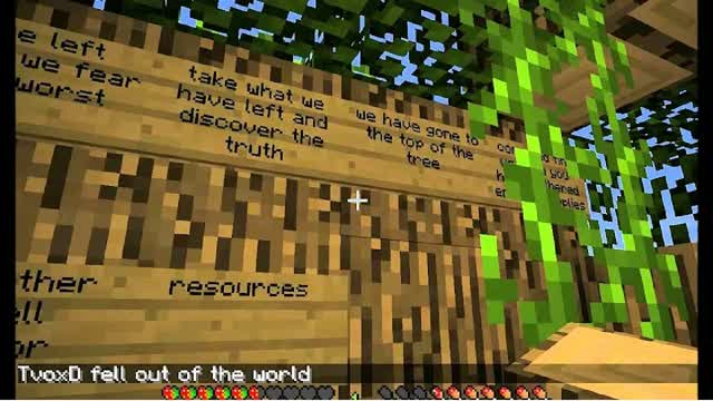 Minecraft Ultimate Tree Survival [Episode 3] Journey to the Top of the Tree Begins