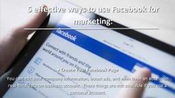 5 Ways to Use Facebook for Marketing- Incepte Pte Ltd