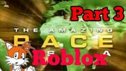 The Amazing roblox race #3 I cant taping fast and im worst captain