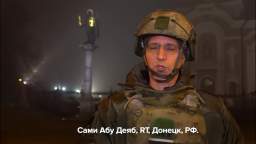 Correspondent Sami Abu Deyab showed the consequences of another strike on Donetsk