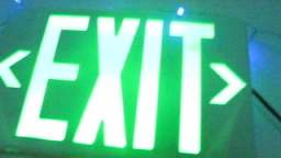 No Name chinese Exit Sign