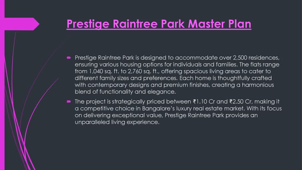 Prestige Raintree Park Varthur Location Flats