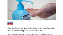 LE GEL POUR SE LAVER LES MAINS