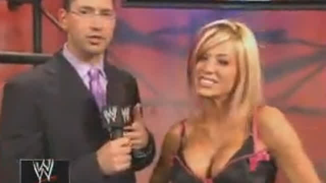 Todd Grisham interviews Ashley about being back on RAW