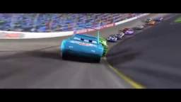 Kai Morris triggers a Dinoco 400 crash on his birthday
