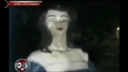 Ghost Caught on video - Scary Statue Doll Opens Eyes