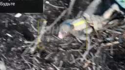 Drone bombings on Ukrainian soldiers