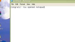 How to open Notepad