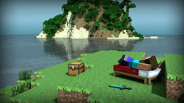 Jugando Minecraft en la noche ( ° ͜ʖ °)
