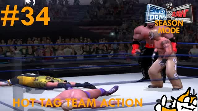 TAG TEAM ACTION - WWE Smackdown Vs Raw Season Mode Ep.34