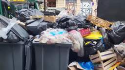 In Paris, a strike by workers responsible for garbage collection against pension reform has led to p