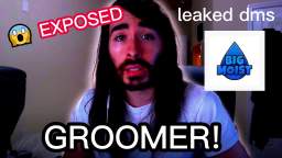 moist critical EXPOSED! he GROOMED Minor on dm (leaked messages on twitter) lets talk ft. SNEAKO