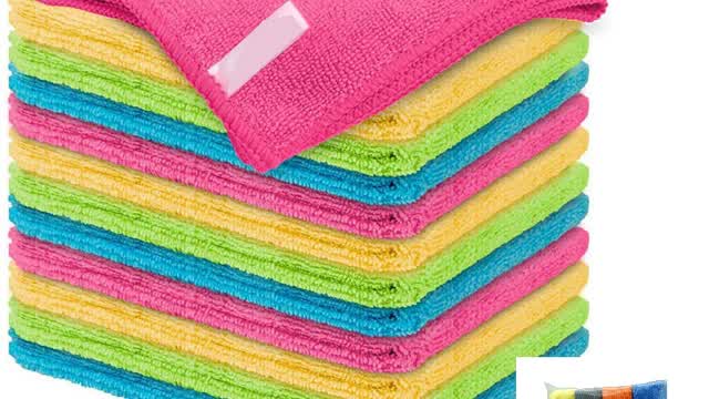 Car wash towel warp knitted microfiber cleaning towel